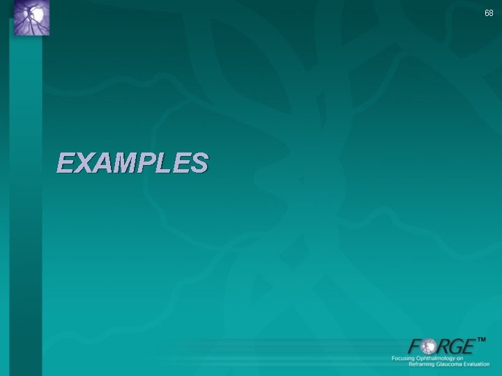 68 EXAMPLES 