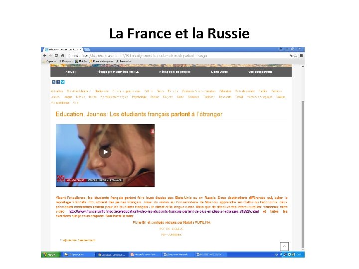 La France et la Russie 