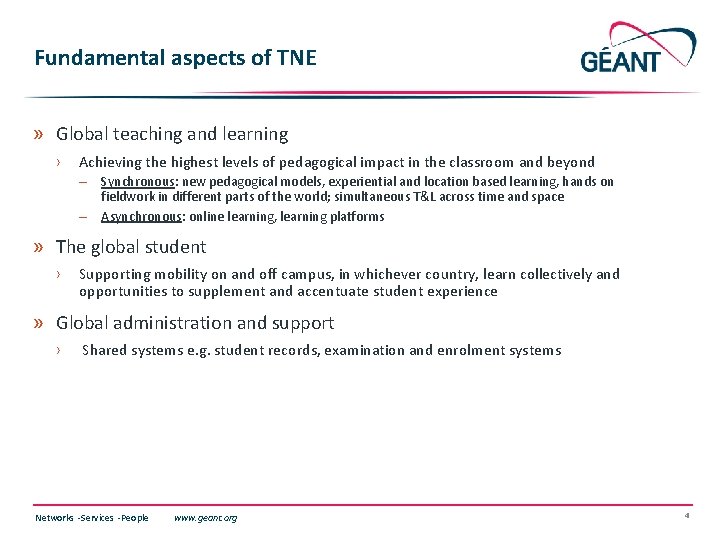 Fundamental aspects of TNE » Global teaching and learning › Achieving the highest levels