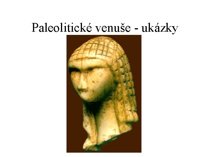 Paleolitické venuše - ukázky 