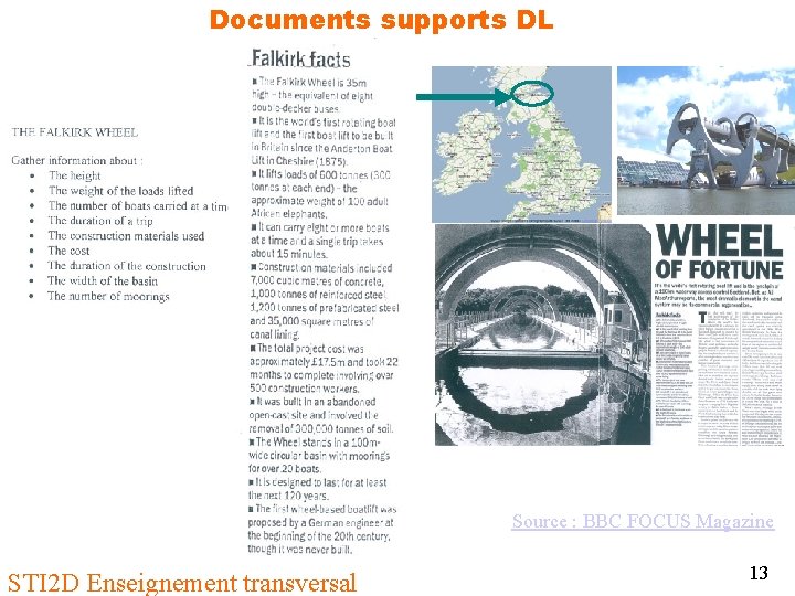 Documents supports DL Source : BBC FOCUS Magazine STI 2 D Enseignement transversal 13