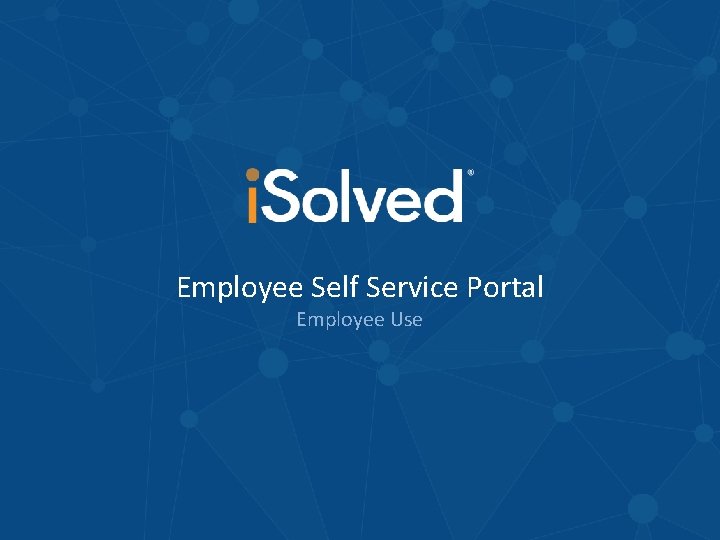 Employee Self Service Portal Employee Use 1 