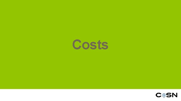 Costs 