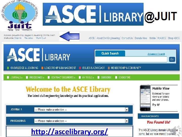 http: //ascelibrary. org/ 