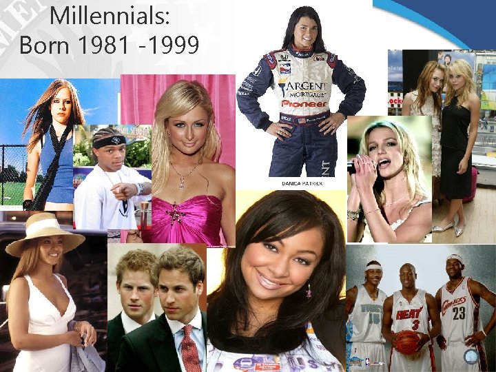 Millennials: Born 1981 -1999 Millennials: Born 1981 -1999