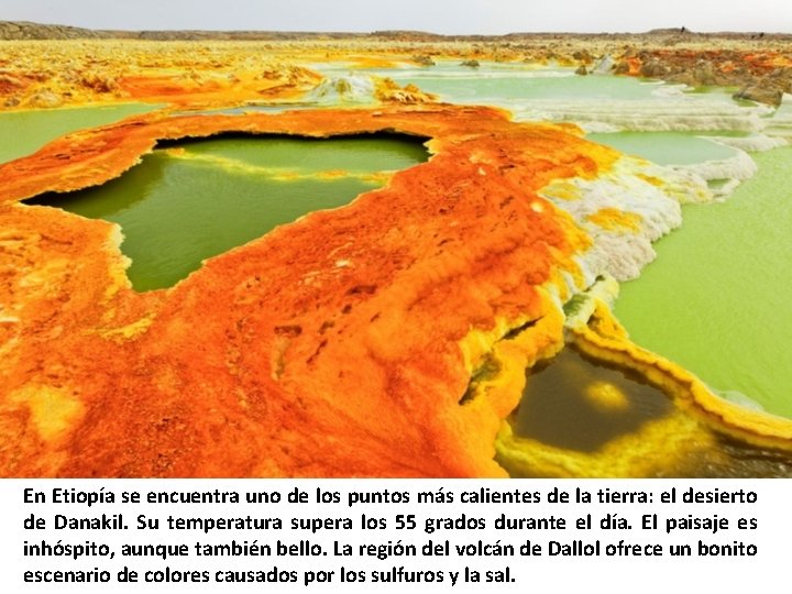 En Etiopía se encuentra uno de los puntos más calientes de la tierra: el