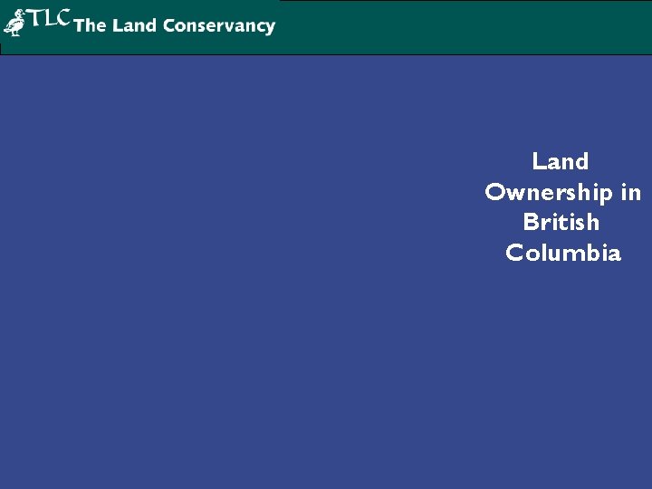 Land Ownership in British Columbia 