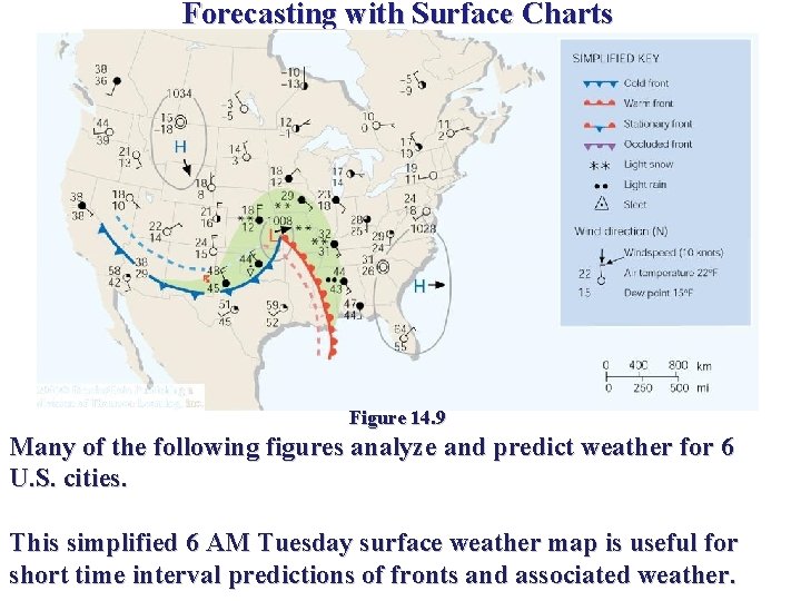 Forecasting with Surface Charts Figure 14. 9 Many of the following figures analyze and
