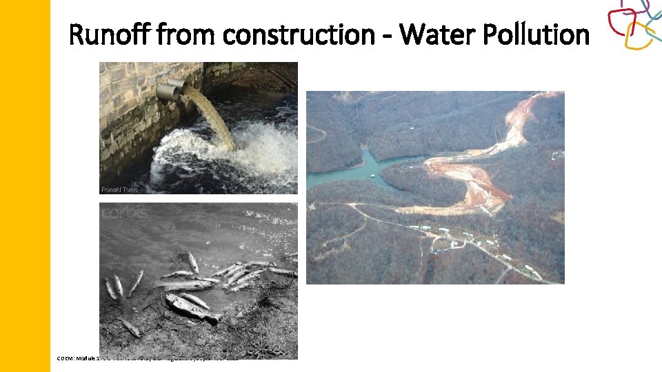 Runoff from construction - Water Pollution CDEM: Module 1: Environment Policy and Regulations, September