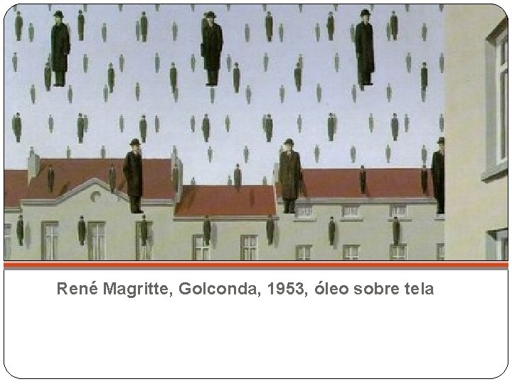René Magritte, Golconda, 1953, óleo sobre tela 