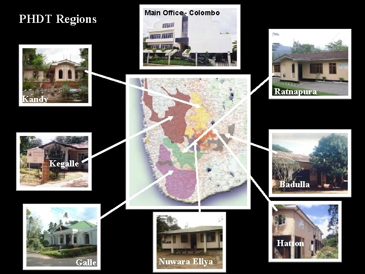 PHDT Regions Main Office - Colombo Ratnapura Kandy Kegalle Badulla Hatton 11/3/2020 Galle General-PHDT