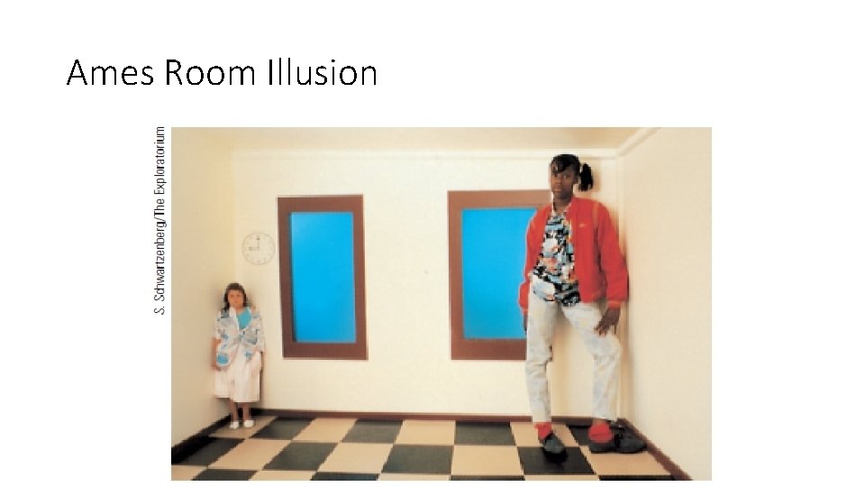 Ames Room Illusion 