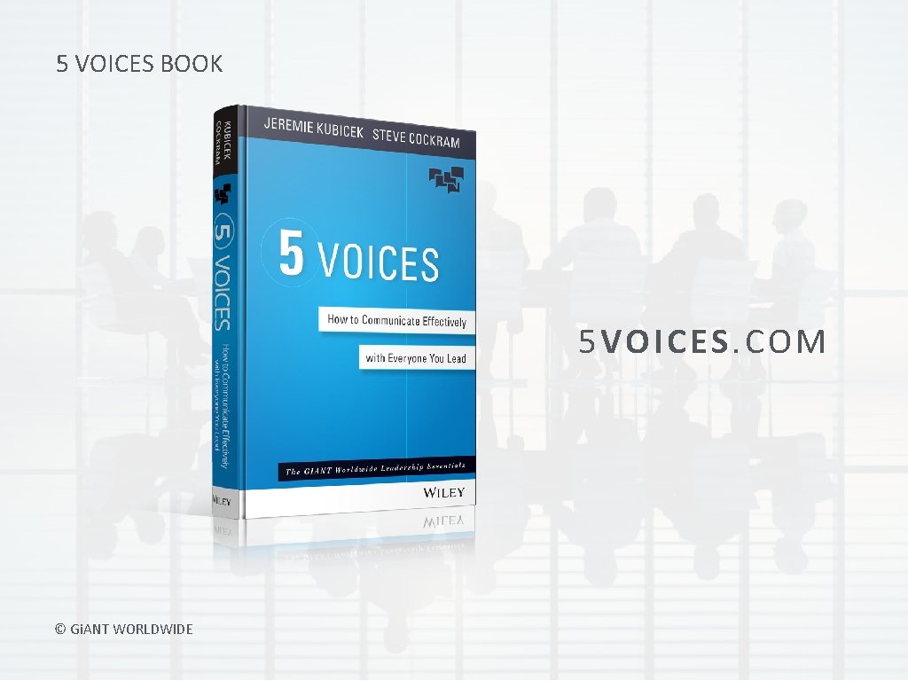 5 VOICES BOOK 5 VOICES. COM © Gi. ANT WORLDWIDE 