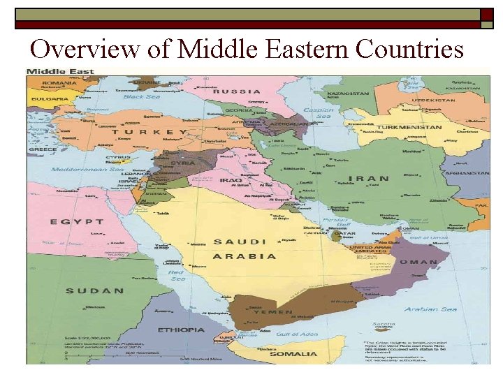 Overview of Middle Eastern Countries 