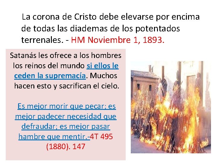 La corona de Cristo debe elevarse por encima de todas las diademas de La corona de Cristo debe elevarse por encima de todas las diademas de