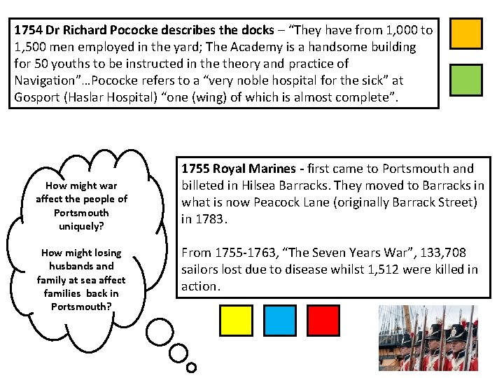 1754 Dr Richard Pococke describes the docks – “They have from 1, 000 to