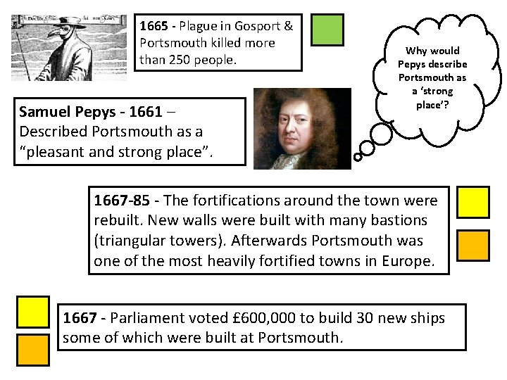 1665 - Plague in Gosport & Portsmouth killed more than 250 people. Samuel Pepys