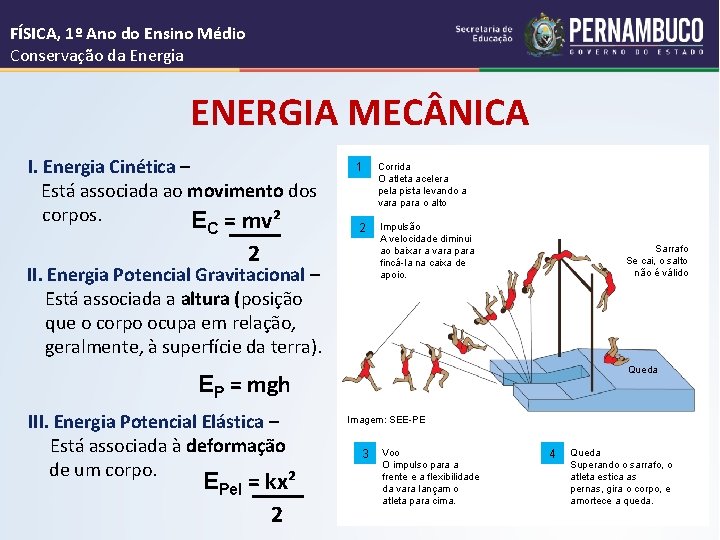 FÍSICA, 1º Ano do Ensino Médio Conservação da Energia ENERGIA MEC NICA I. Energia