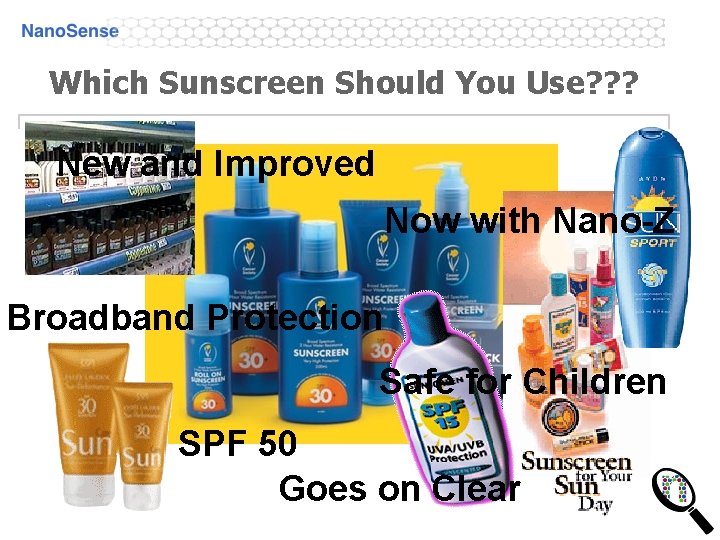 Which Sunscreen Should You Use? ? ? New and Improved Now with Nano-Z Broadband Which Sunscreen Should You Use? ? ? New and Improved Now with Nano-Z Broadband