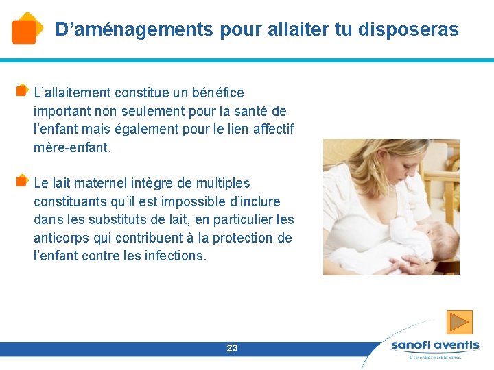 D’aménagements pour allaiter tu disposeras L’allaitement constitue un bénéfice important non seulement pour la