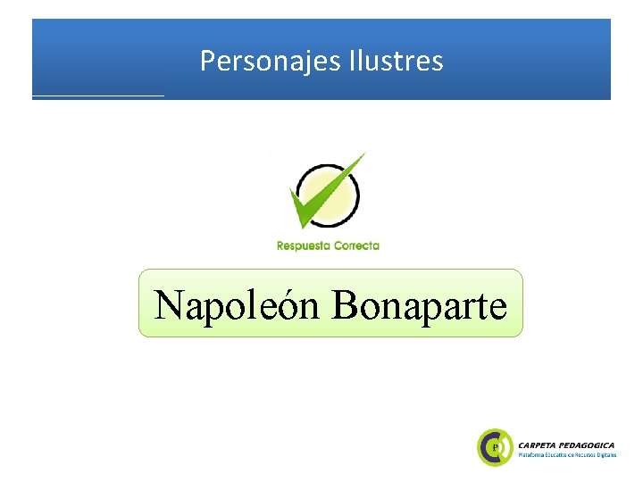 Personajes Ilustres Napoleón Bonaparte 