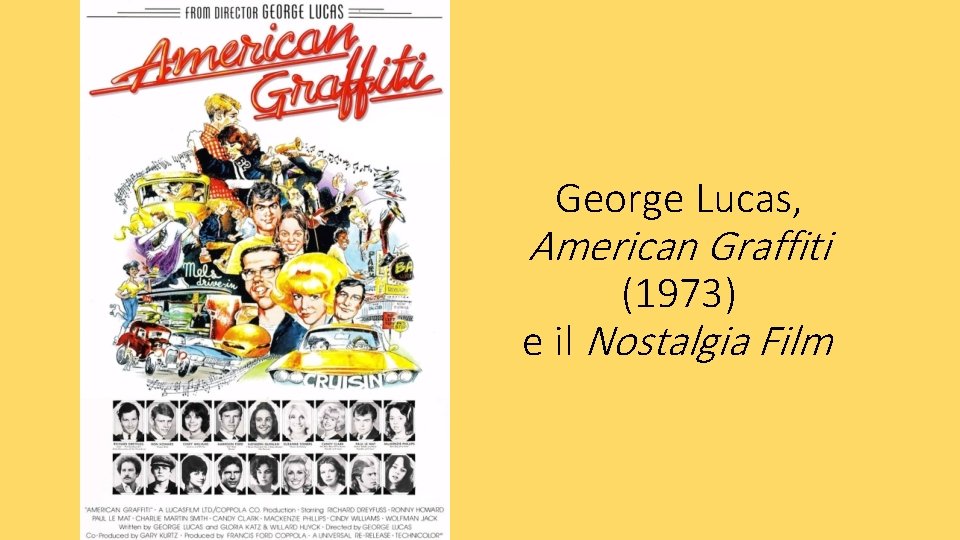 George Lucas, American Graffiti (1973) e il Nostalgia Film 