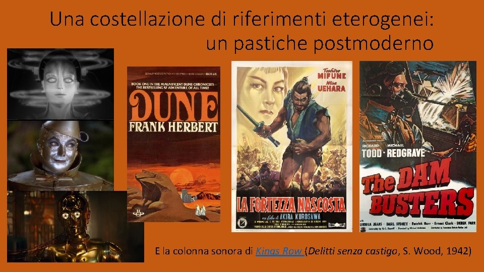 Una costellazione di riferimenti eterogenei: un pastiche postmoderno E la colonna sonora di Kings