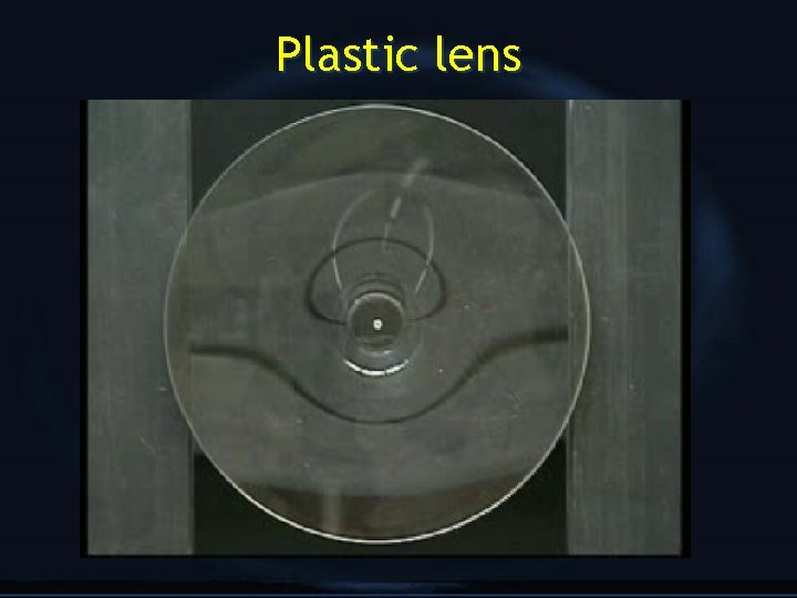 Plastic lens 