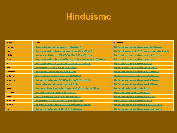 Hinduisme Bilde: Lenke: Rettigheter: Forside http: //www. flickr. com/photos/jpereira_net/2896065113/ http: //creativecommons. org/licenses/by-nd/2. 0/deed. en Hinduisme Bilde: Lenke: Rettigheter: Forside http: //www. flickr. com/photos/jpereira_net/2896065113/ http: //creativecommons. org/licenses/by-nd/2. 0/deed. en