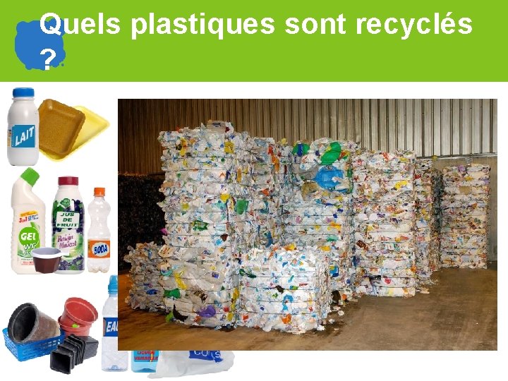 Quels plastiques sont recyclés ? 