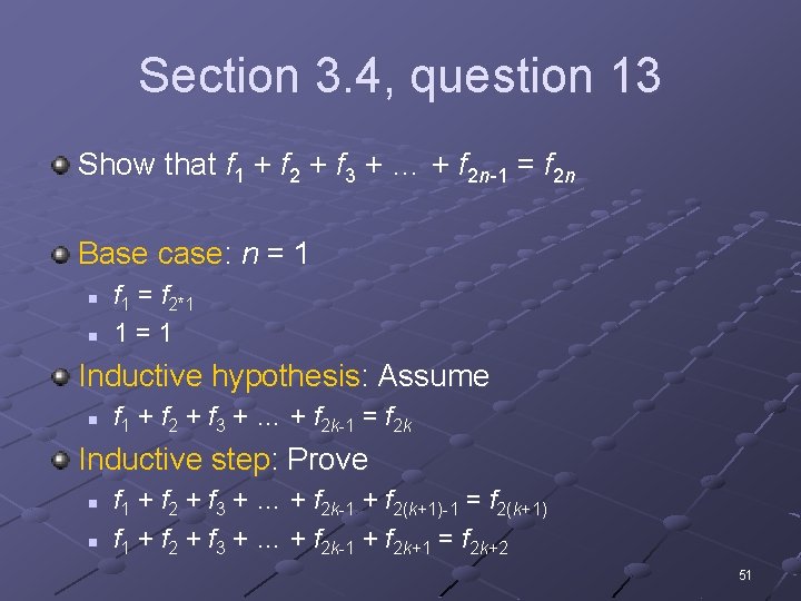 Section 3. 4, question 13 Show that f 1 + f 2 + f