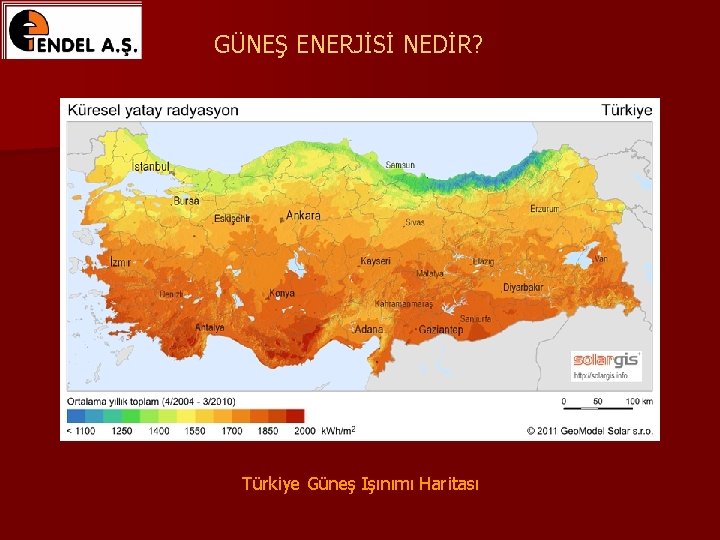 GÜNEŞ ENERJİSİ NEDİR? Türkiye Güneş Işınımı Haritası 