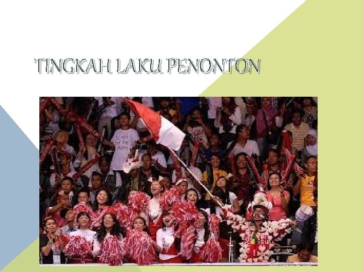 TINGKAH LAKU PENONTON 