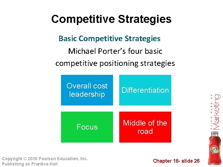 Competitive Strategies Basic Competitive Strategies Michael Porter’s four basic competitive positioning strategies Overall cost