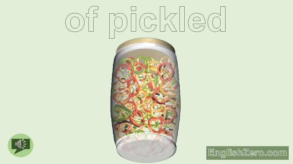 of pickled 