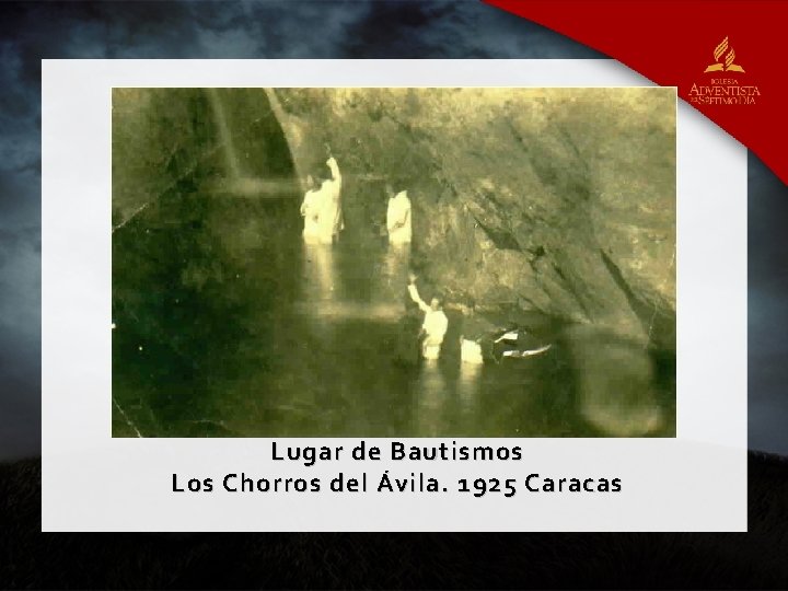 Lugar de Bautismos Los Chorros del Ávila. 1925 Caracas 