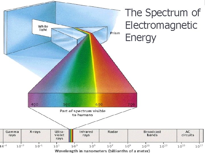 The Spectrum of Electromagnetic Energy 