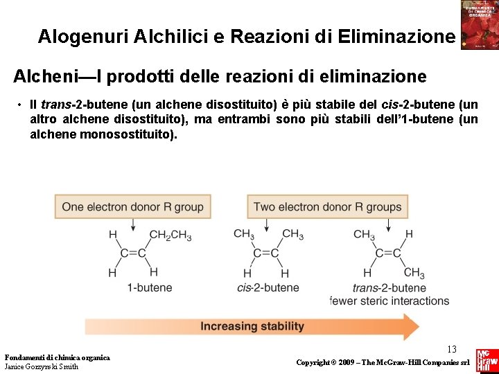 Alogenuri Alchilici e Reazioni di Eliminazione Alcheni—I prodotti delle reazioni di eliminazione • Il