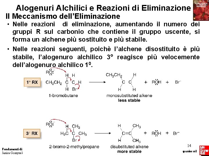 Alogenuri Alchilici e Reazioni di Eliminazione Il Meccanismo dell’Eliminazione • Nelle reazioni di eliminazione,