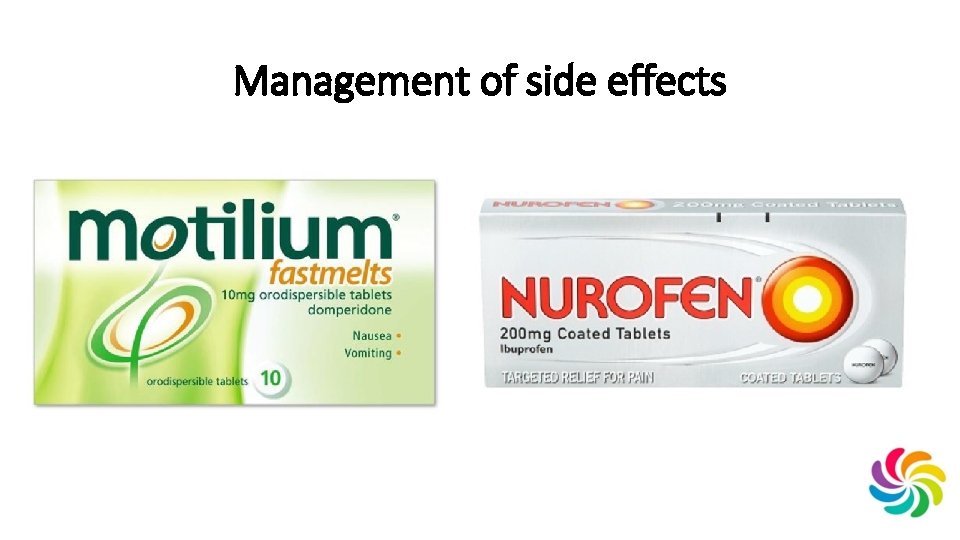 Management of side effects 