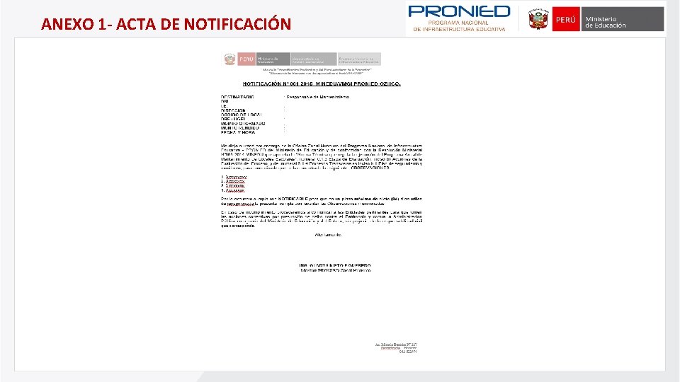 ANEXO 1 - ACTA DE NOTIFICACIÓN 