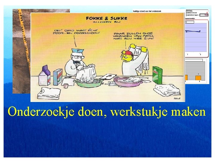 Onderzoekje doen, werkstukje maken 