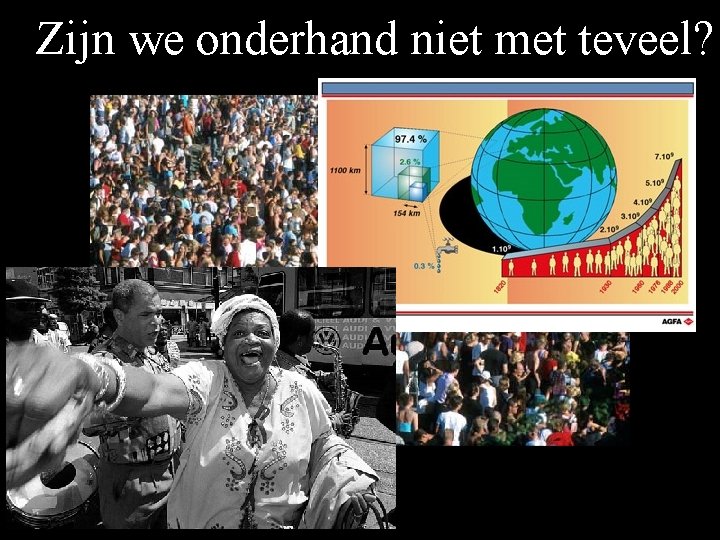 Zijn we onderhand niet met teveel? 