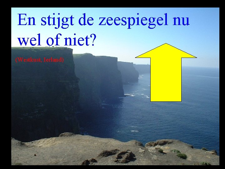 En stijgt de zeespiegel nu wel of niet? (Westkust, Ierland) 