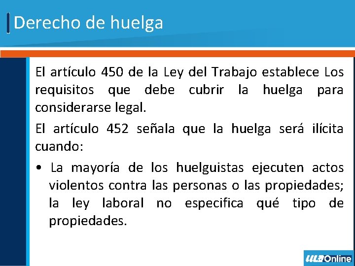Introduccin al derecho de huelga Derecho de huelga