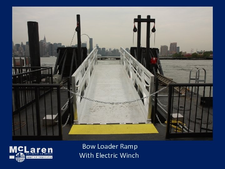 Bow Loader Ramp With Electric Winch Bow Loader Ramp With Electric Winch