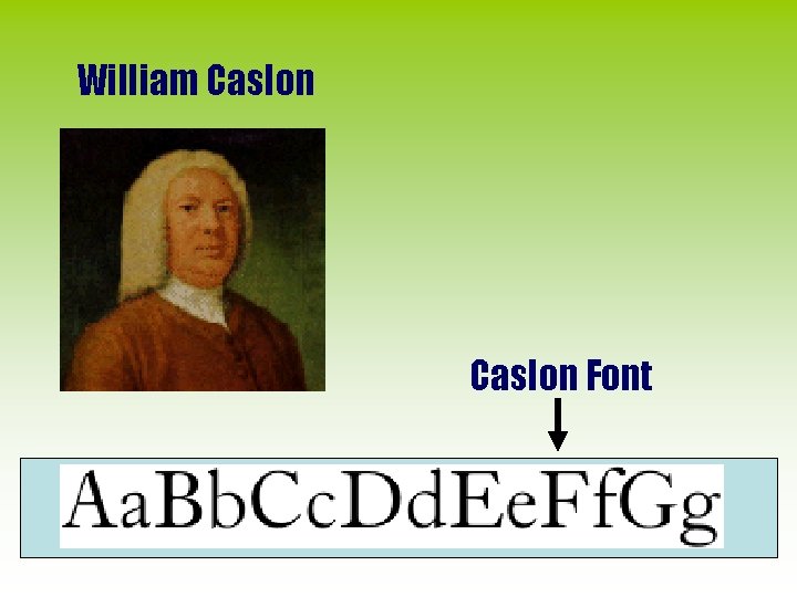 William Caslon Font 