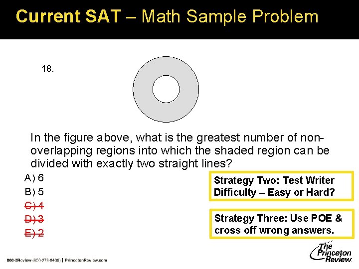 Current SAT – Math Sample Problem 18. In the figure above, what is the Current SAT – Math Sample Problem 18. In the figure above, what is the