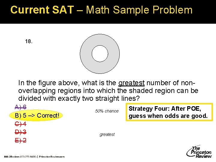 Current SAT – Math Sample Problem 18. In the figure above, what is the Current SAT – Math Sample Problem 18. In the figure above, what is the