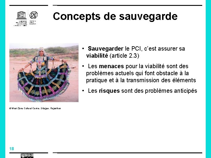 Concepts de sauvegarde • Sauvegarder le PCI, c’est assurer sa viabilité (article 2. 3)